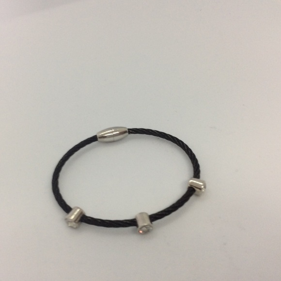 CZ Corded Bracelet - Picture 3 of 4